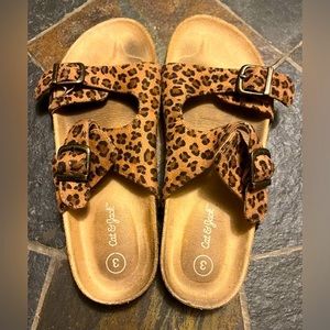 Cat & Jack Leopard Print Sandals